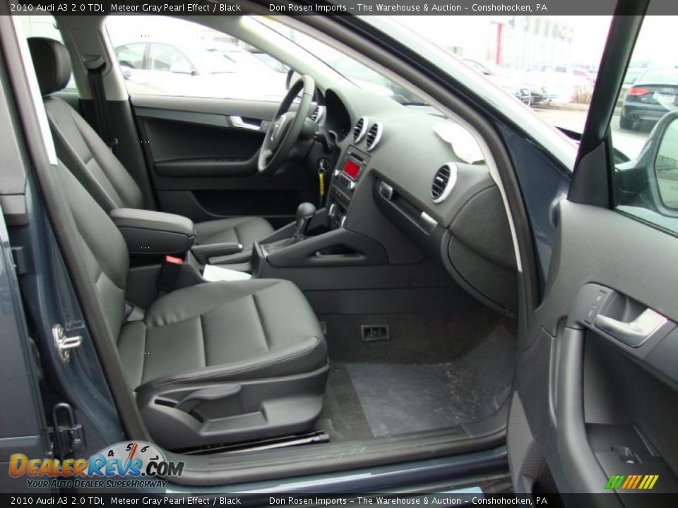 2010 Audi A3 2.0 TDI Meteor Gray Pearl Effect / Black Photo #19