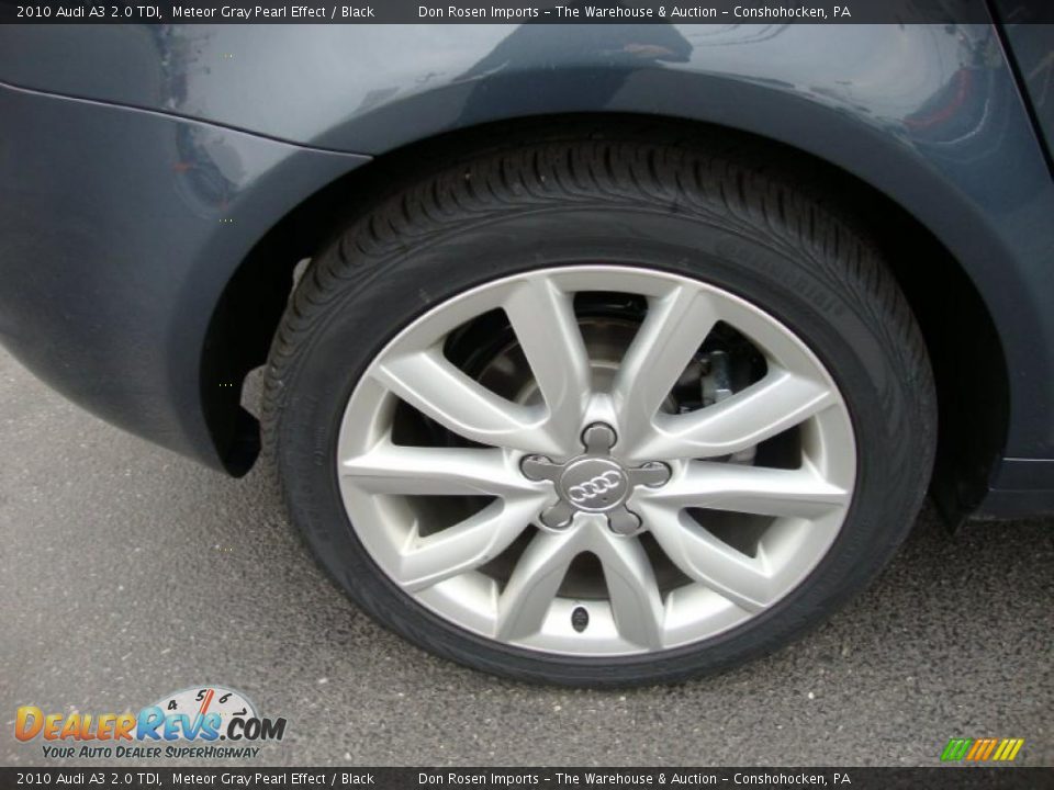 2010 Audi A3 2.0 TDI Meteor Gray Pearl Effect / Black Photo #24