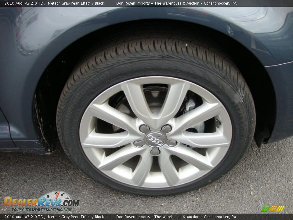 2010 Audi A3 2.0 TDI Meteor Gray Pearl Effect / Black Photo #25