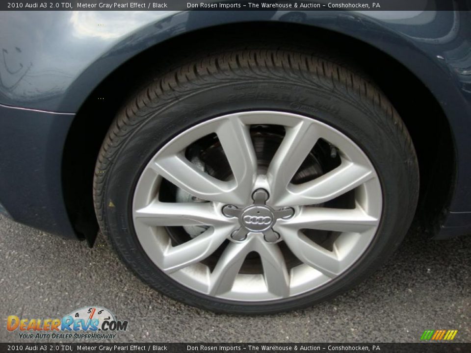 2010 Audi A3 2.0 TDI Meteor Gray Pearl Effect / Black Photo #26