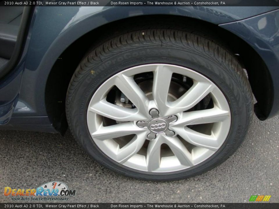 2010 Audi A3 2.0 TDI Meteor Gray Pearl Effect / Black Photo #27