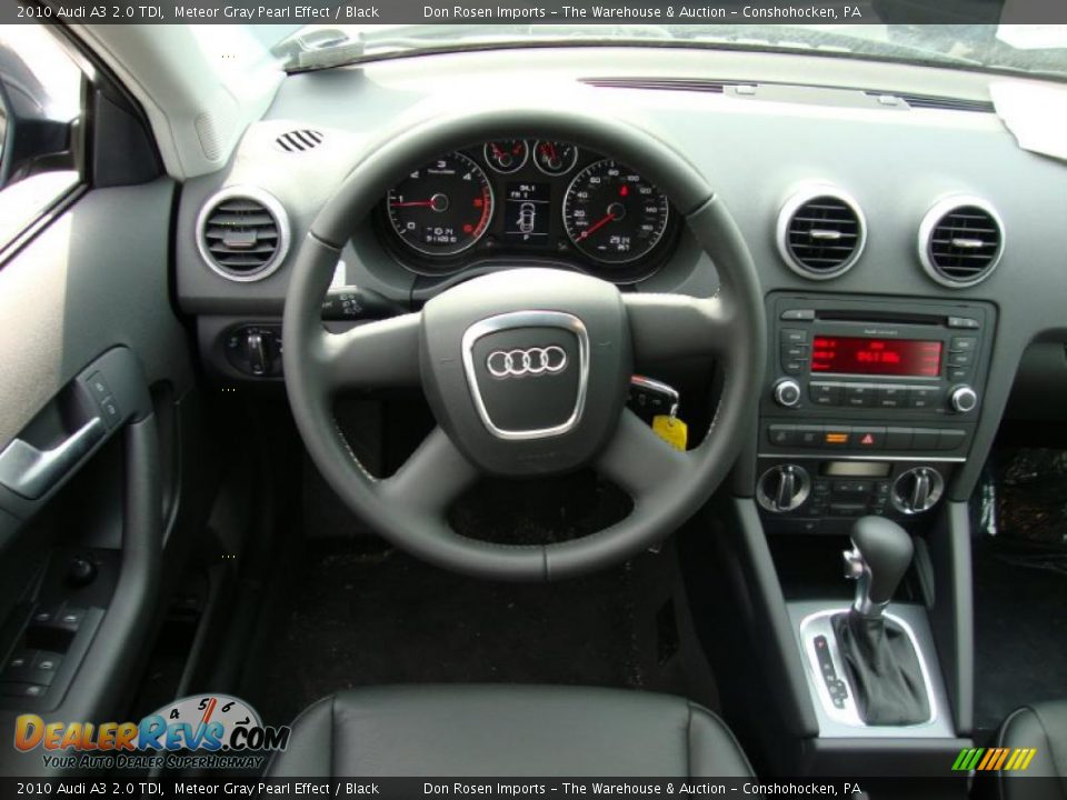 2010 Audi A3 2.0 TDI Meteor Gray Pearl Effect / Black Photo #29