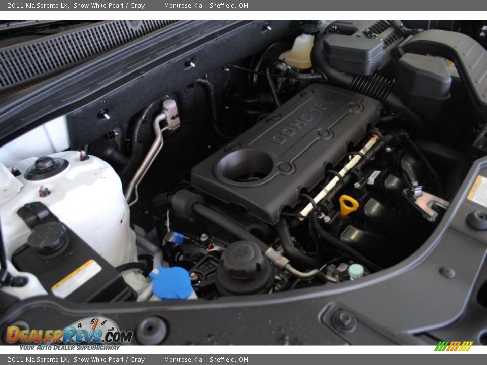 2011 Kia Sorento LX Snow White Pearl / Gray Photo #25
