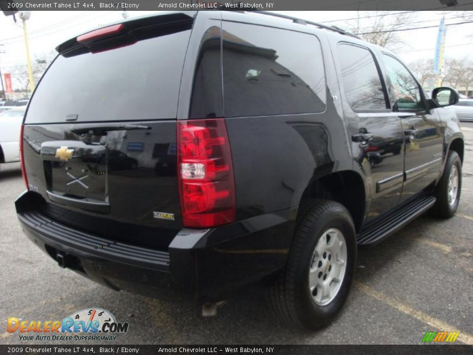 2009 Chevrolet Tahoe LT 4x4 Black / Ebony Photo #5
