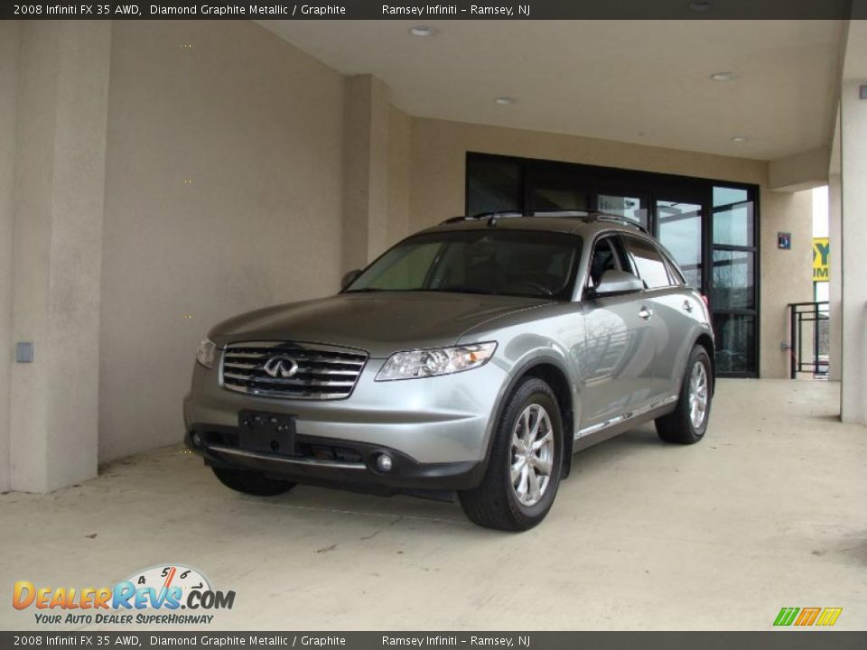 2008 Infiniti FX 35 AWD Diamond Graphite Metallic / Graphite Photo #1