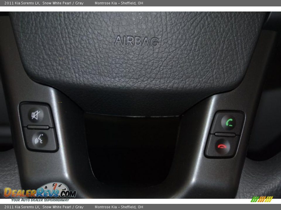 2011 Kia Sorento LX Snow White Pearl / Gray Photo #35