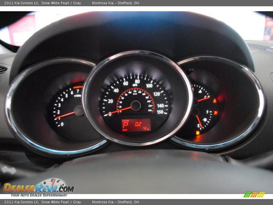 2011 Kia Sorento LX Snow White Pearl / Gray Photo #36