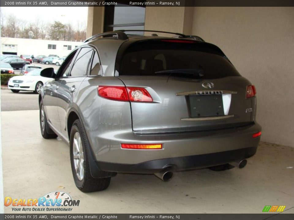2008 Infiniti FX 35 AWD Diamond Graphite Metallic / Graphite Photo #5