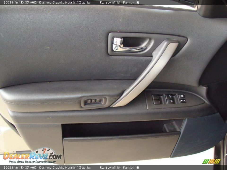 2008 Infiniti FX 35 AWD Diamond Graphite Metallic / Graphite Photo #9