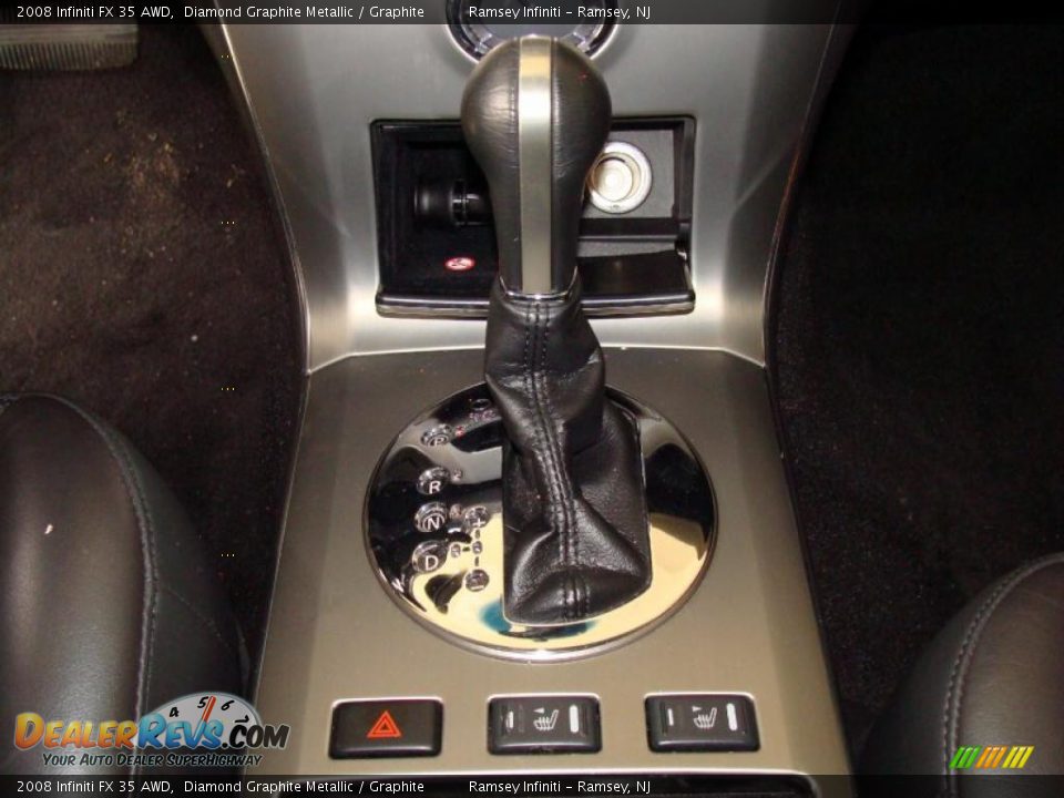 2008 Infiniti FX 35 AWD Diamond Graphite Metallic / Graphite Photo #13