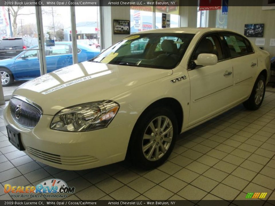 2009 Buick Lucerne CX White Opal / Cocoa/Cashmere Photo #1