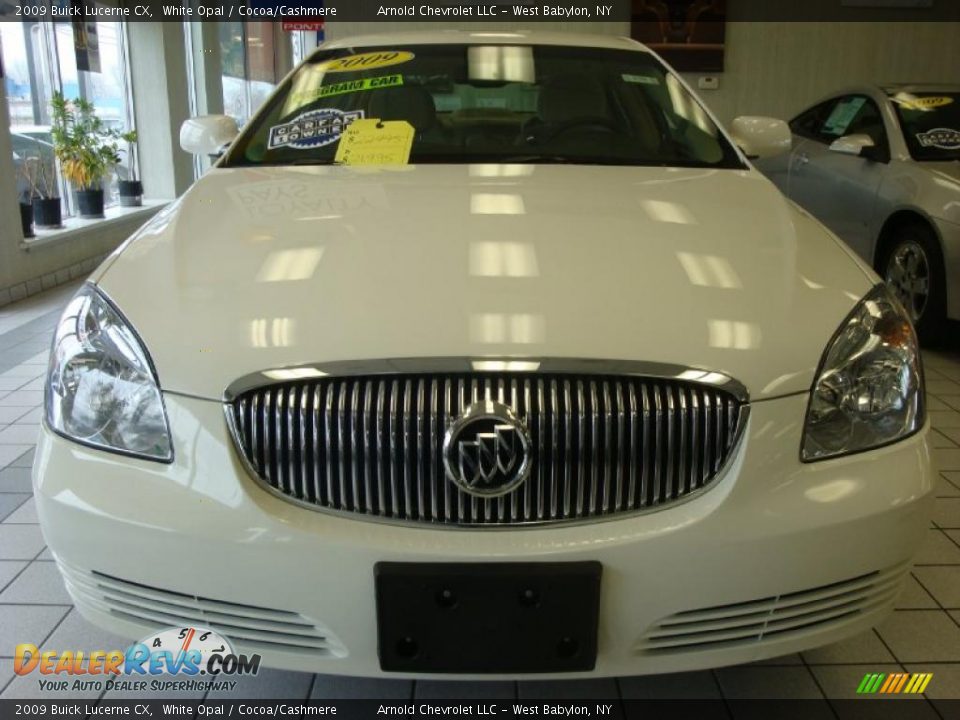 2009 Buick Lucerne CX White Opal / Cocoa/Cashmere Photo #2