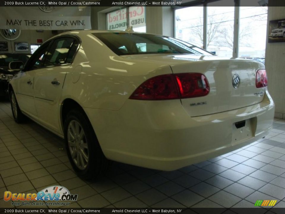 2009 Buick Lucerne CX White Opal / Cocoa/Cashmere Photo #3