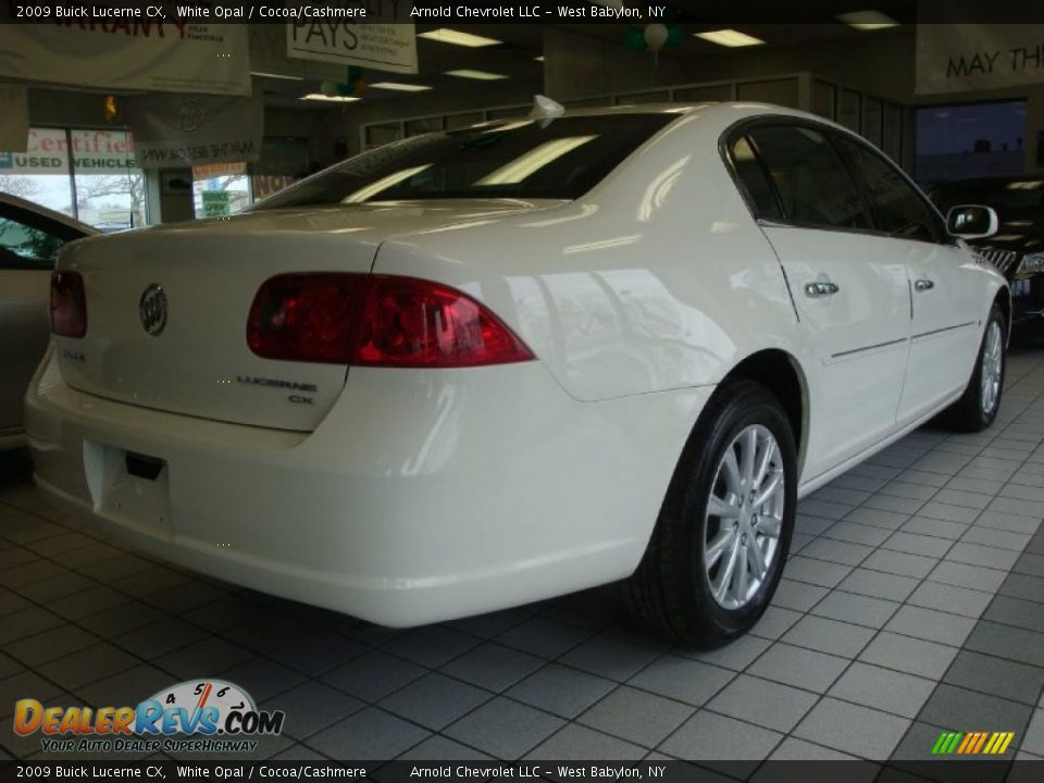 2009 Buick Lucerne CX White Opal / Cocoa/Cashmere Photo #4