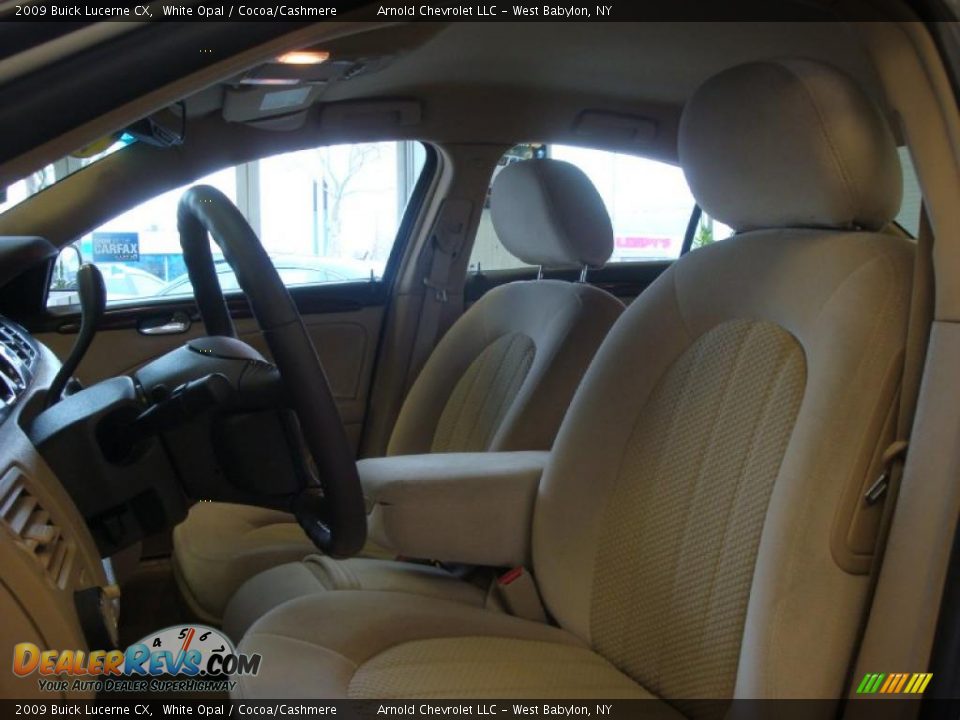 2009 Buick Lucerne CX White Opal / Cocoa/Cashmere Photo #8