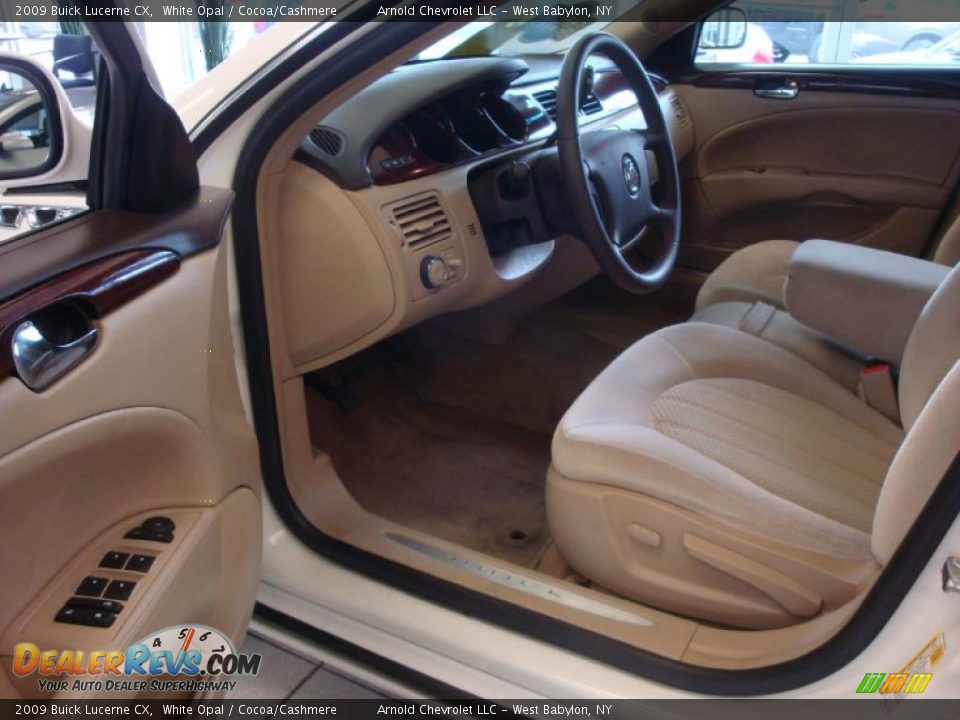 2009 Buick Lucerne CX White Opal / Cocoa/Cashmere Photo #9
