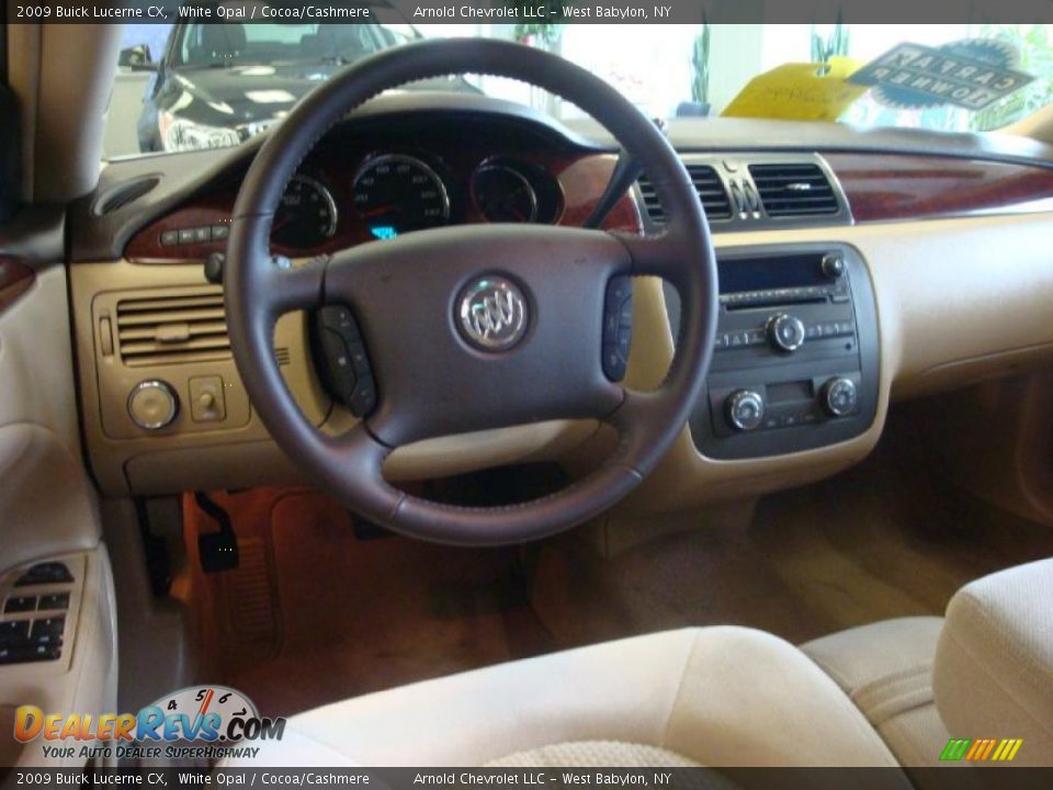 2009 Buick Lucerne CX White Opal / Cocoa/Cashmere Photo #10