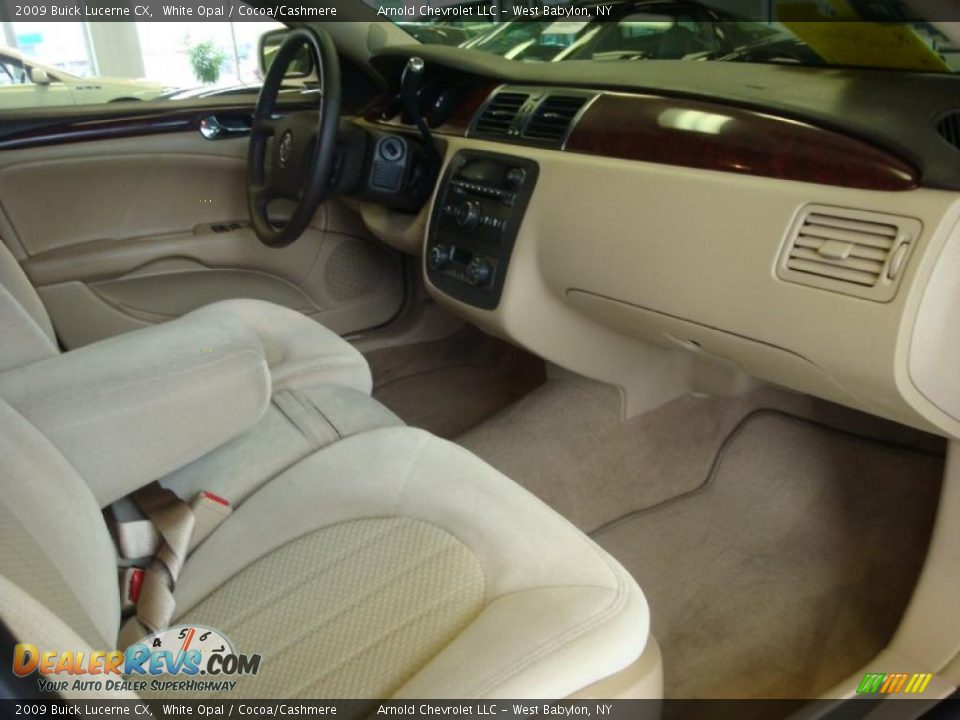 2009 Buick Lucerne CX White Opal / Cocoa/Cashmere Photo #11