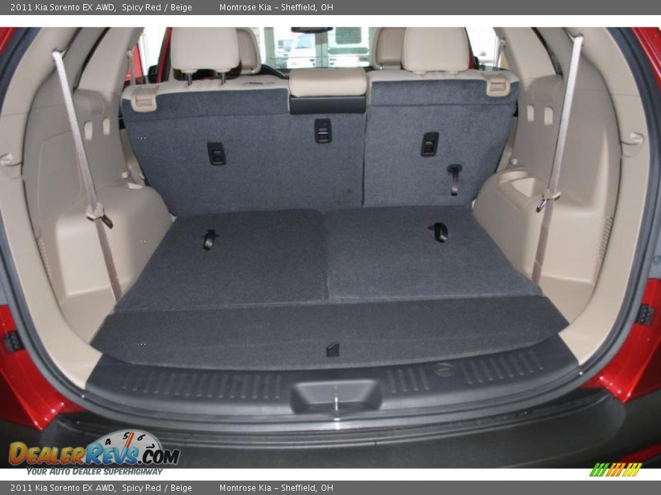 2011 Kia Sorento EX AWD Spicy Red / Beige Photo #27