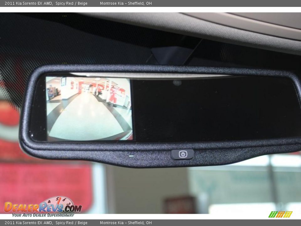 2011 Kia Sorento EX AWD Spicy Red / Beige Photo #36