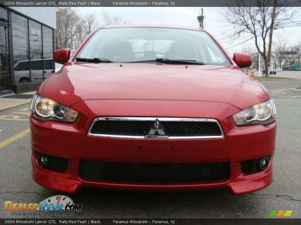 2009 Mitsubishi Lancer GTS Rally Red Pearl / Black Photo #2
