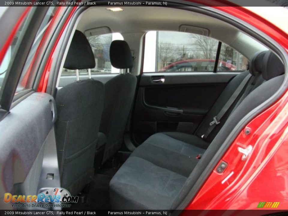 2009 Mitsubishi Lancer GTS Rally Red Pearl / Black Photo #7