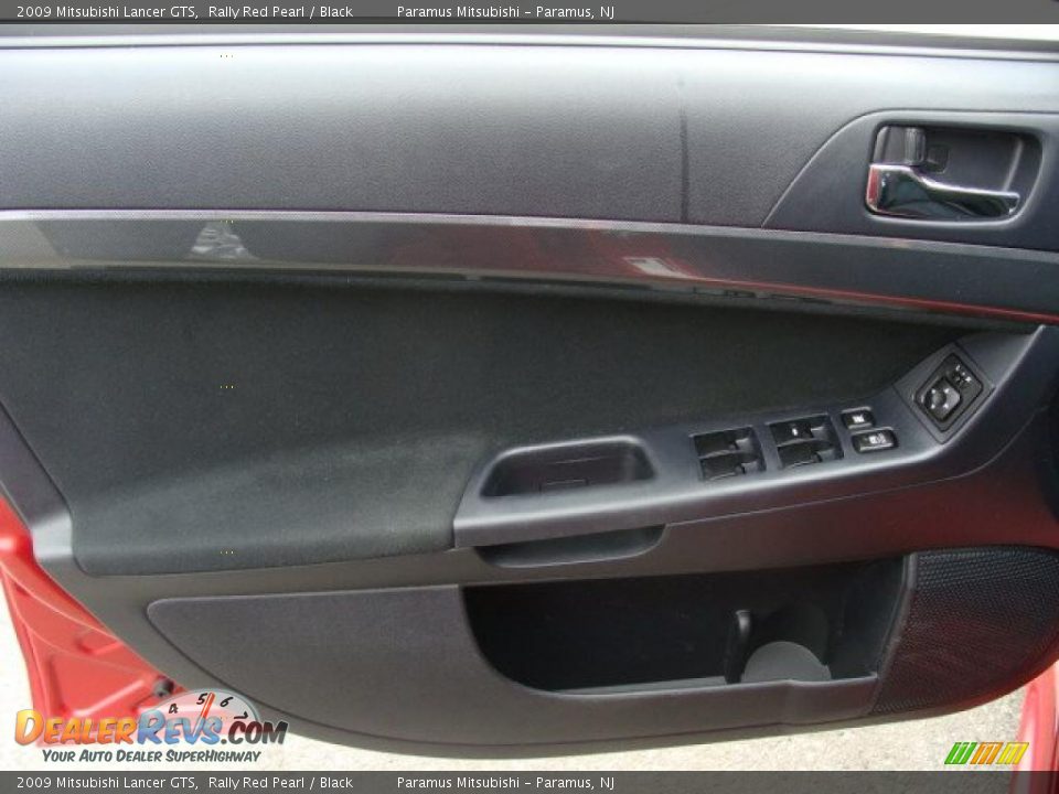 2009 Mitsubishi Lancer GTS Rally Red Pearl / Black Photo #8