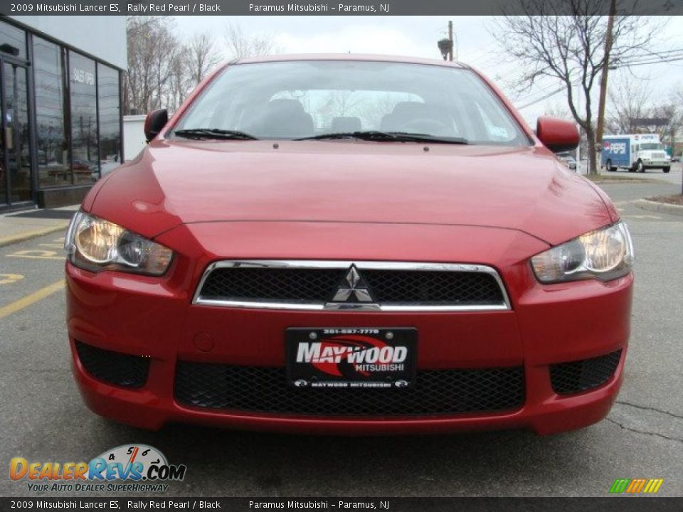 2009 Mitsubishi Lancer ES Rally Red Pearl / Black Photo #2