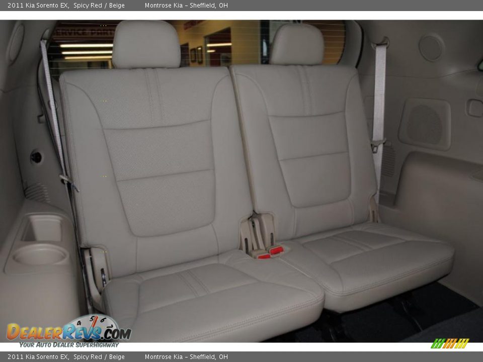 2011 Kia Sorento EX Spicy Red / Beige Photo #20