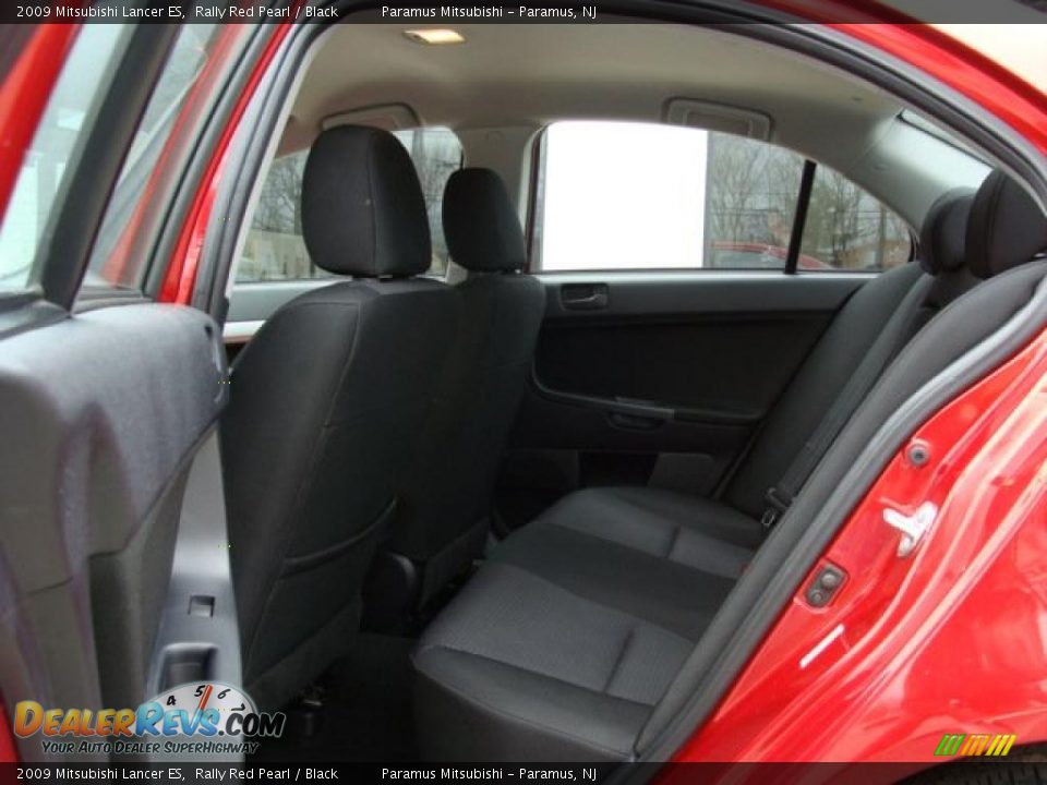 2009 Mitsubishi Lancer ES Rally Red Pearl / Black Photo #7