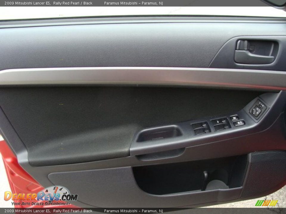 2009 Mitsubishi Lancer ES Rally Red Pearl / Black Photo #8