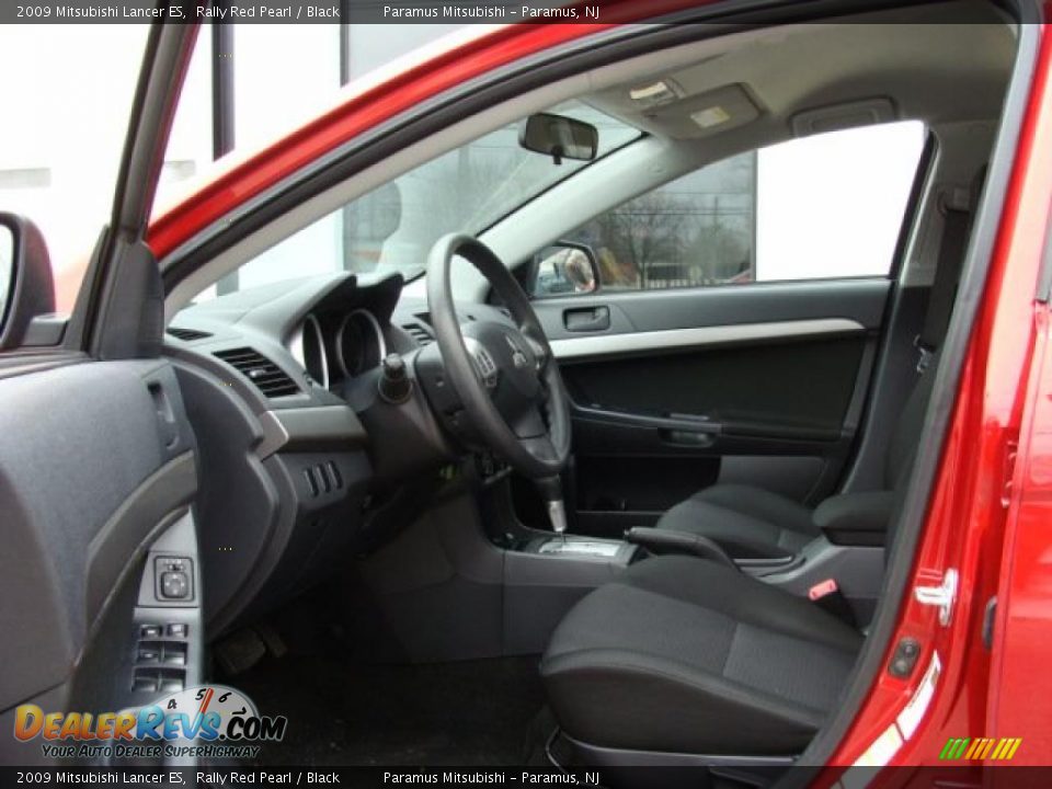 2009 Mitsubishi Lancer ES Rally Red Pearl / Black Photo #9