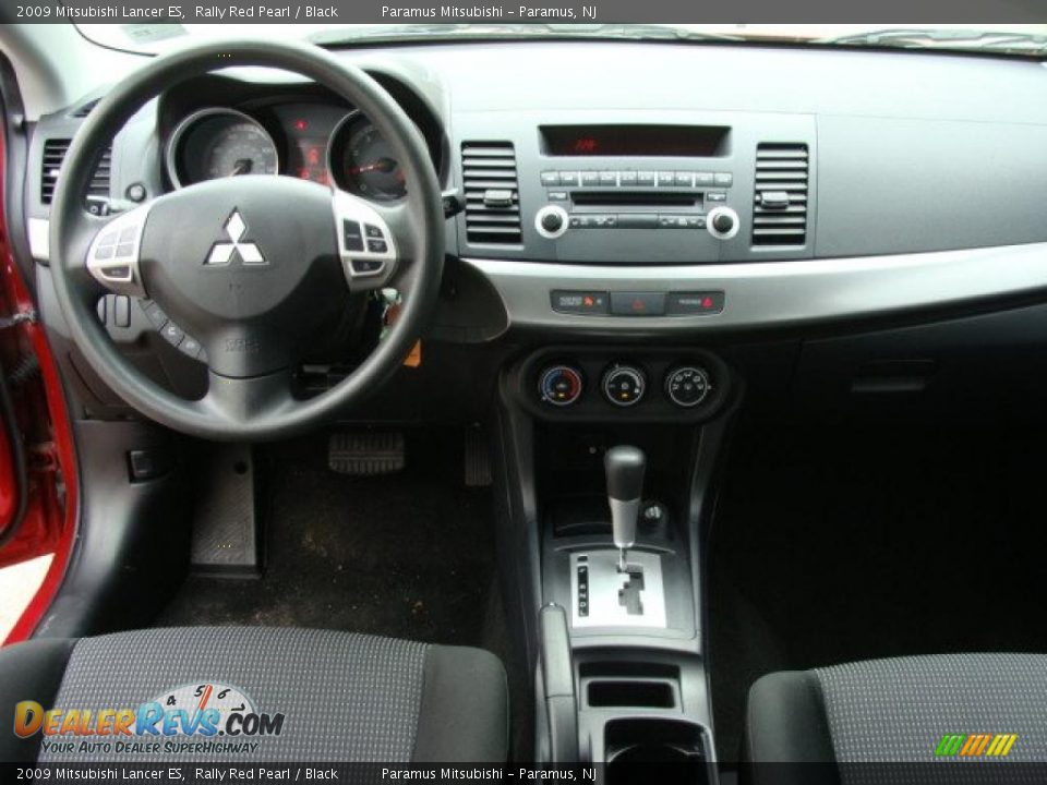 2009 Mitsubishi Lancer ES Rally Red Pearl / Black Photo #11