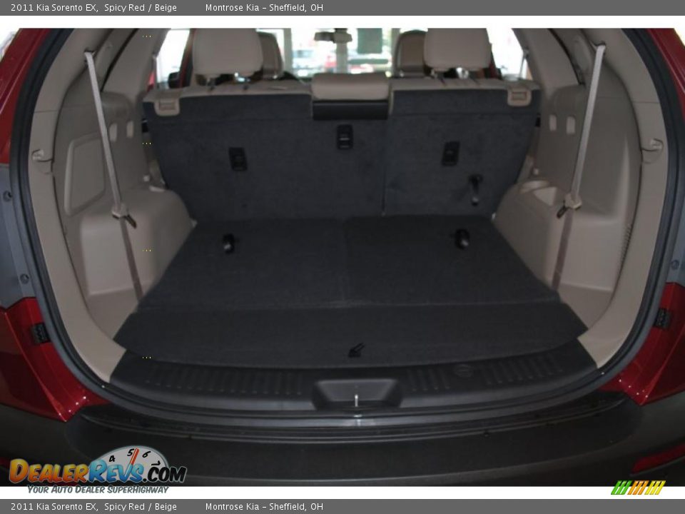 2011 Kia Sorento EX Spicy Red / Beige Photo #29