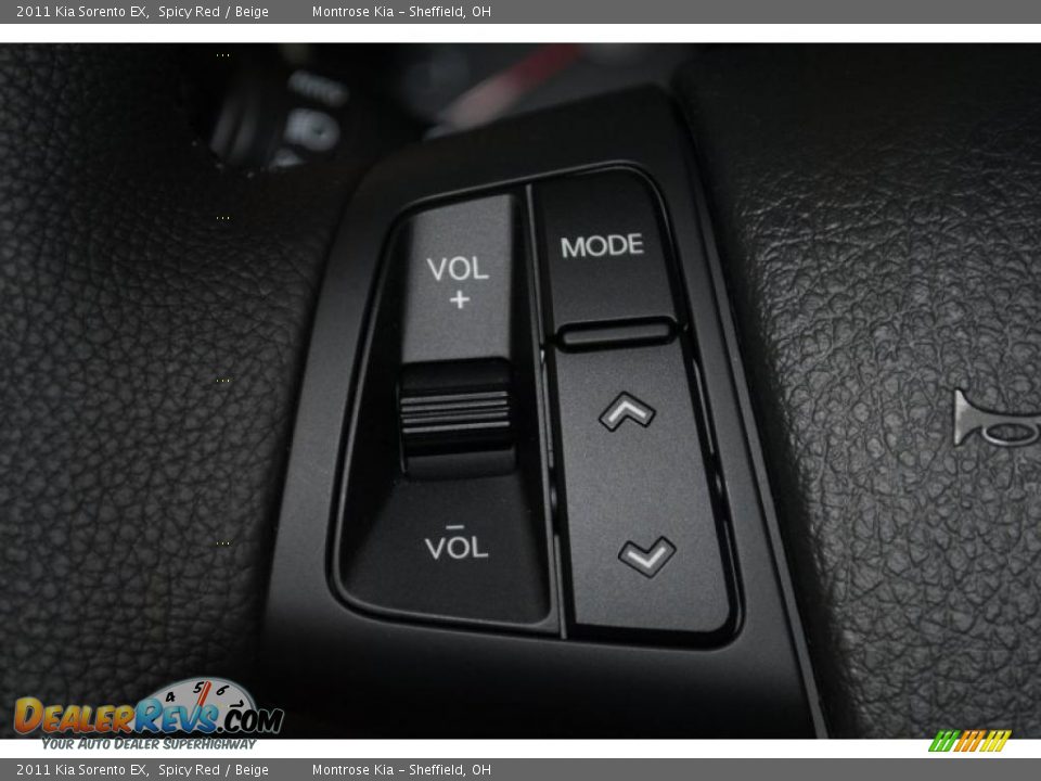 2011 Kia Sorento EX Spicy Red / Beige Photo #33