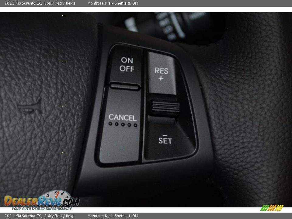 2011 Kia Sorento EX Spicy Red / Beige Photo #34