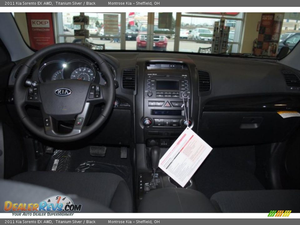 2011 Kia Sorento EX AWD Titanium Silver / Black Photo #13