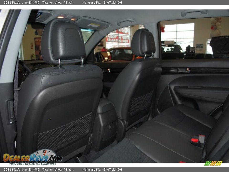 2011 Kia Sorento EX AWD Titanium Silver / Black Photo #18