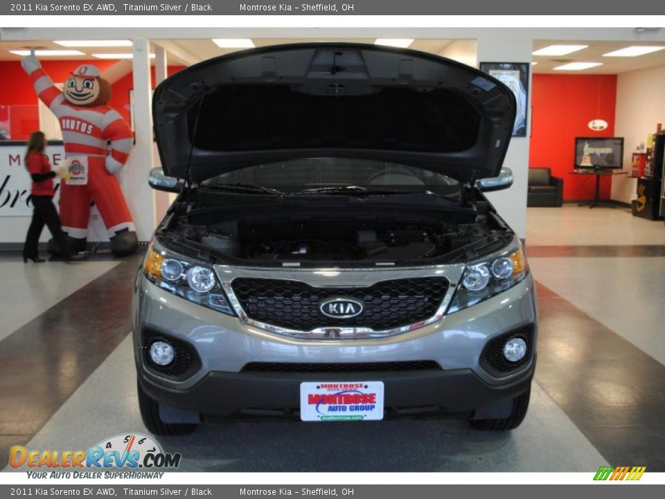 2011 Kia Sorento EX AWD Titanium Silver / Black Photo #24