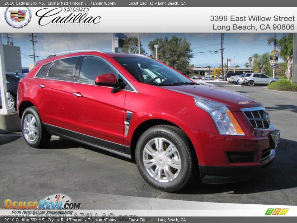 2010 Cadillac SRX V6 Crystal Red Tintcoat / Titanium/Ebony Photo #1