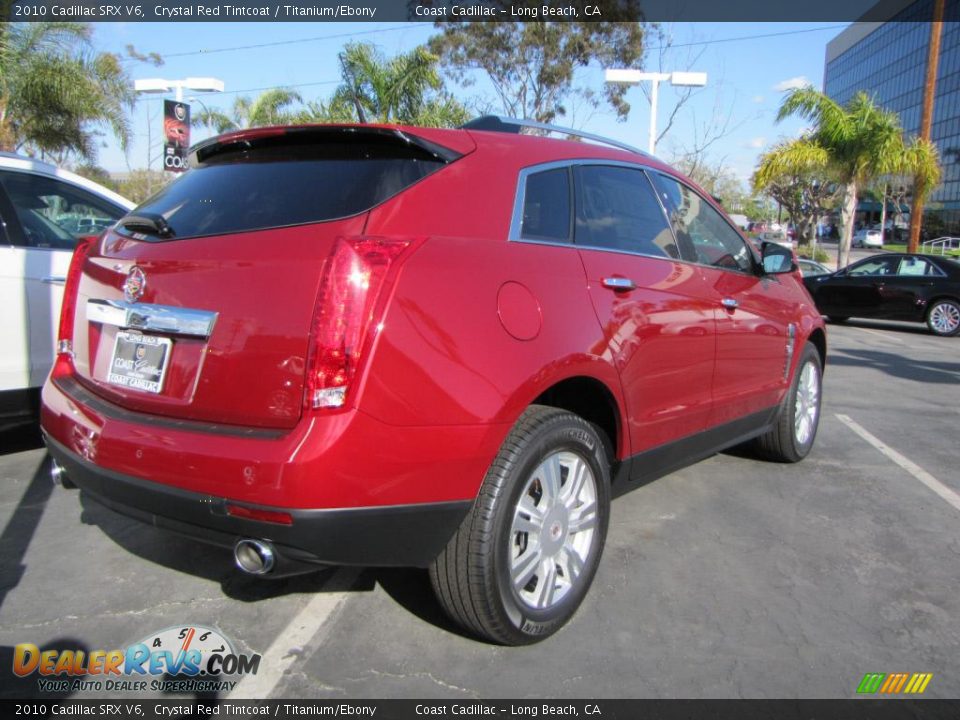 2010 Cadillac SRX V6 Crystal Red Tintcoat / Titanium/Ebony Photo #4