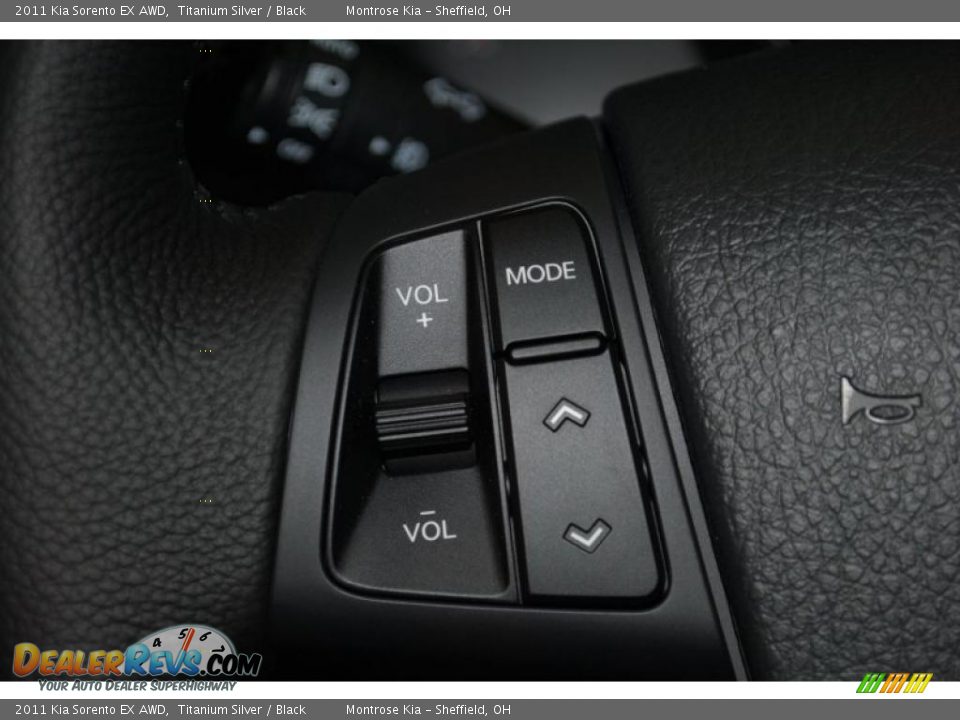 2011 Kia Sorento EX AWD Titanium Silver / Black Photo #34