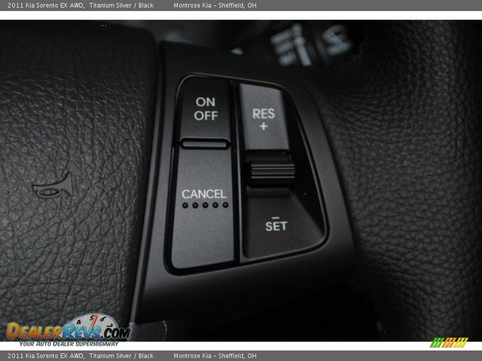2011 Kia Sorento EX AWD Titanium Silver / Black Photo #35