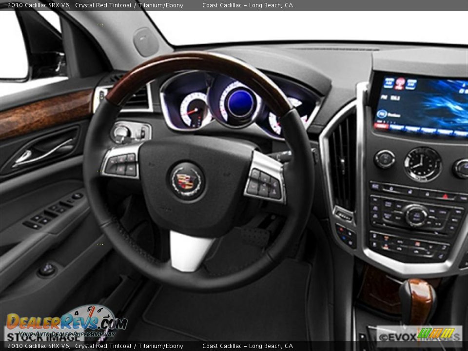 2010 Cadillac SRX V6 Crystal Red Tintcoat / Titanium/Ebony Photo #9