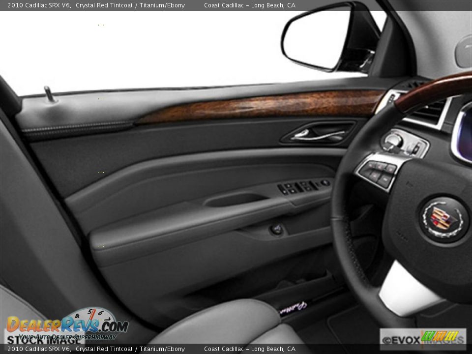 2010 Cadillac SRX V6 Crystal Red Tintcoat / Titanium/Ebony Photo #10