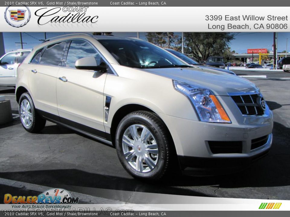 2010 Cadillac SRX V6 Gold Mist / Shale/Brownstone Photo #1
