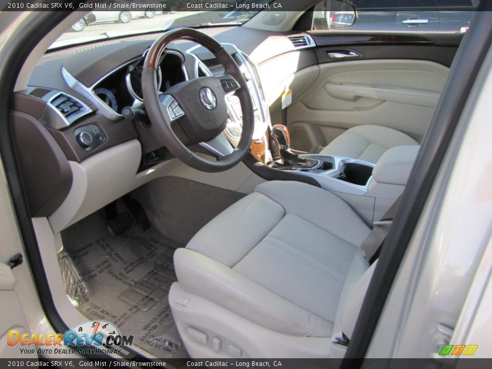 2010 Cadillac SRX V6 Gold Mist / Shale/Brownstone Photo #3