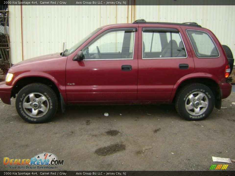 2000 Kia Sportage 4x4 Garnet Red / Gray Photo #1