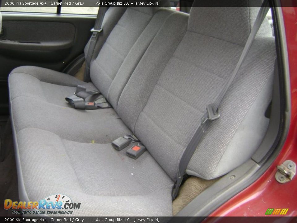 2000 Kia Sportage 4x4 Garnet Red / Gray Photo #9