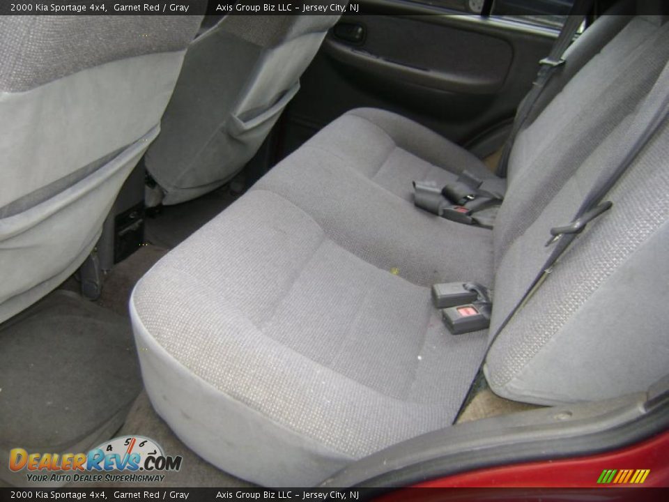2000 Kia Sportage 4x4 Garnet Red / Gray Photo #10